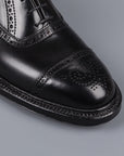 Alden black cordovan straight "strait" tip