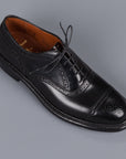 Alden black cordovan straight "strait" tip