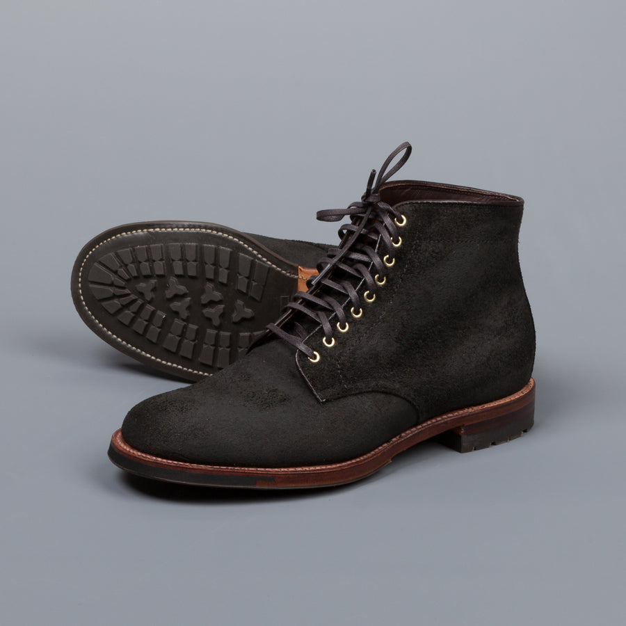 Alden x Frans Boone 379x boots in waxed earth reverse chamois