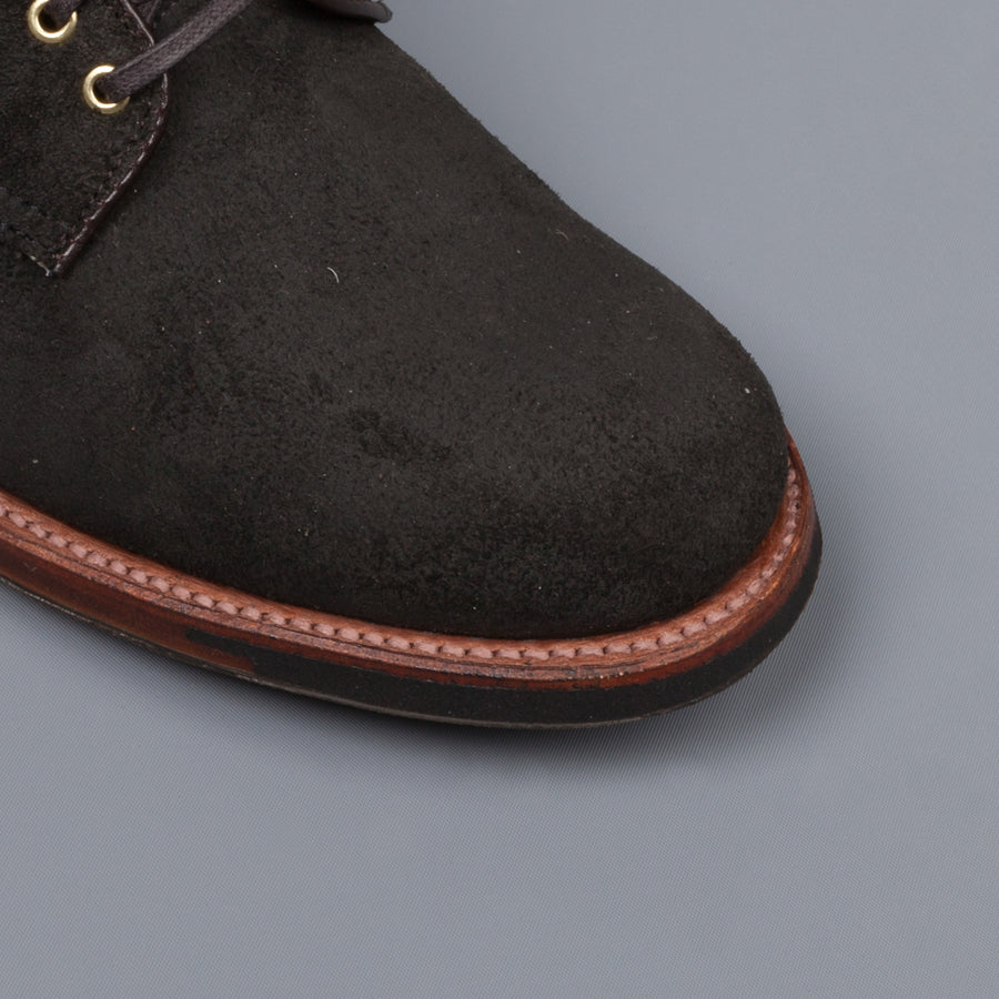 Alden x Frans Boone 379x boots in waxed earth reverse chamois