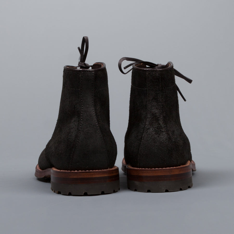 Alden x Frans Boone 379x boots in waxed earth reverse chamois