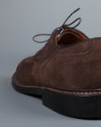 Alden x Frans Boone captoe on flex sole in mocha kid suede