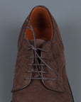 Alden x Frans Boone captoe on flex sole in mocha kid suede