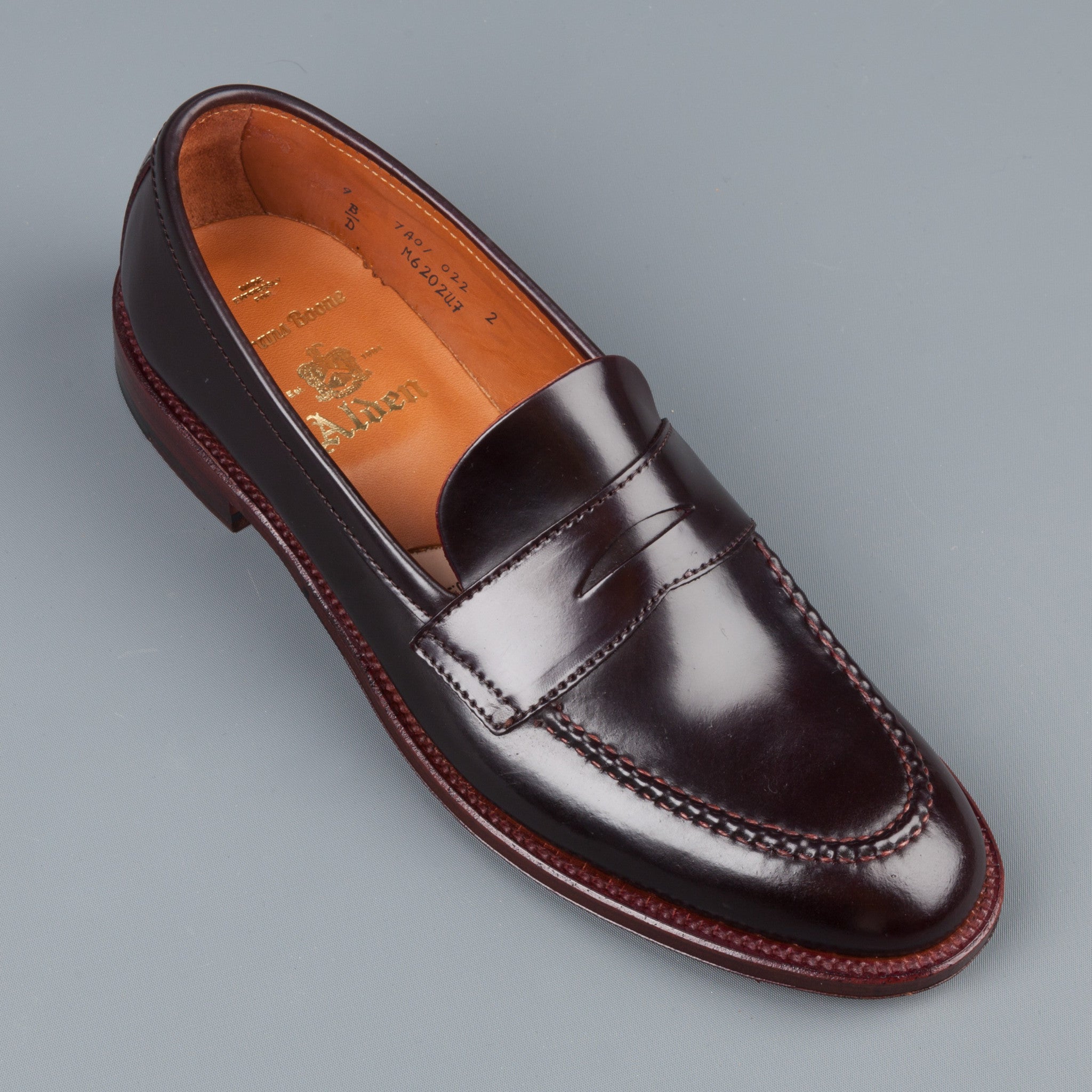 Alden 8 Cordovan unlined loafer Frans Boone Store