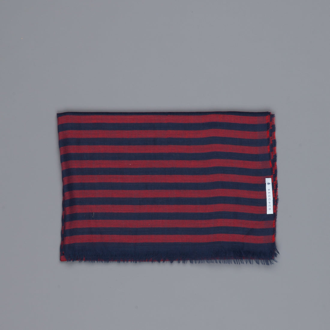 Alex Begg Wispy woven stole cashmere Gill in Red