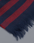 Alex Begg Wispy woven stole cashmere Gill in Red
