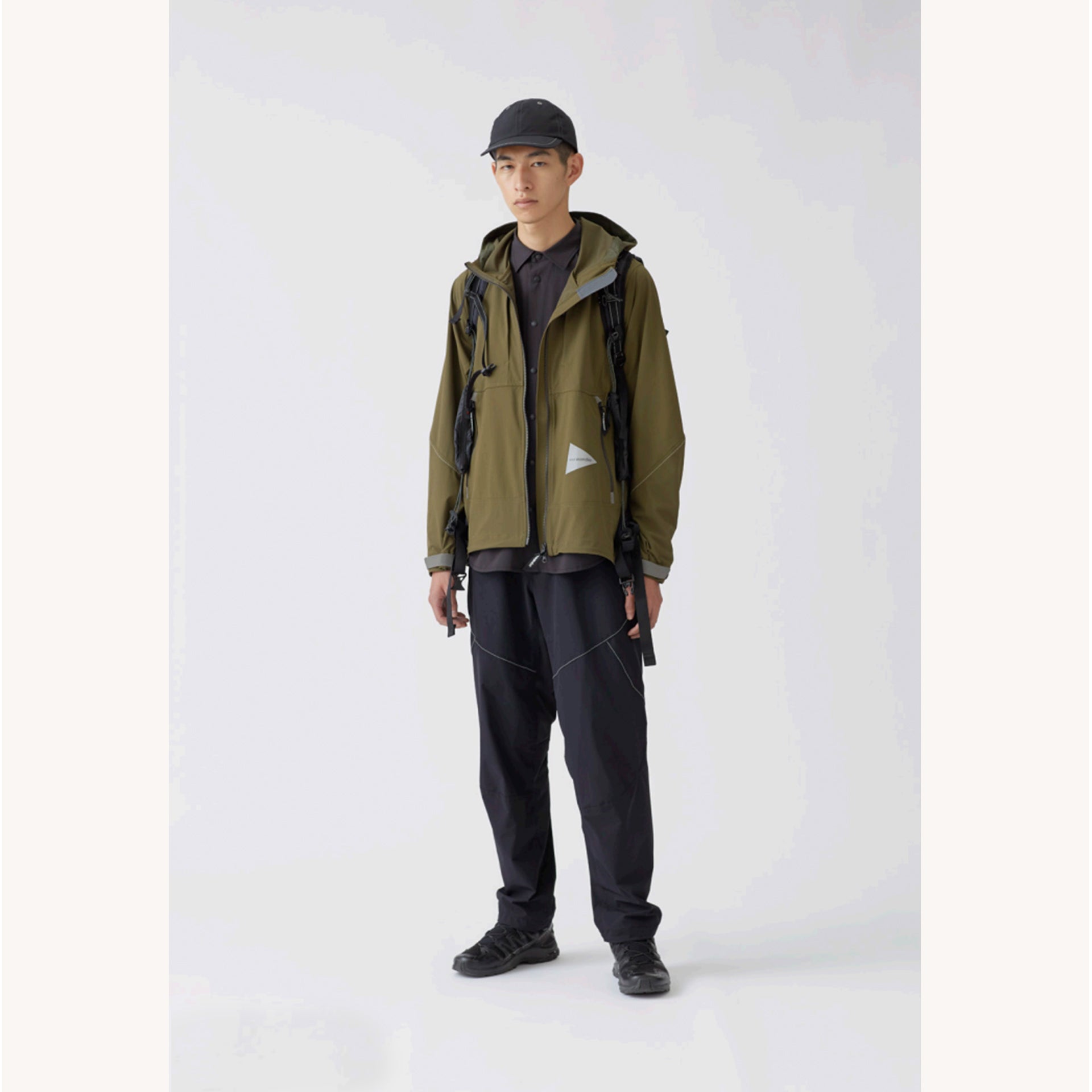 And Wander Schoeller 3XDRY Stretch Jacket Khaki