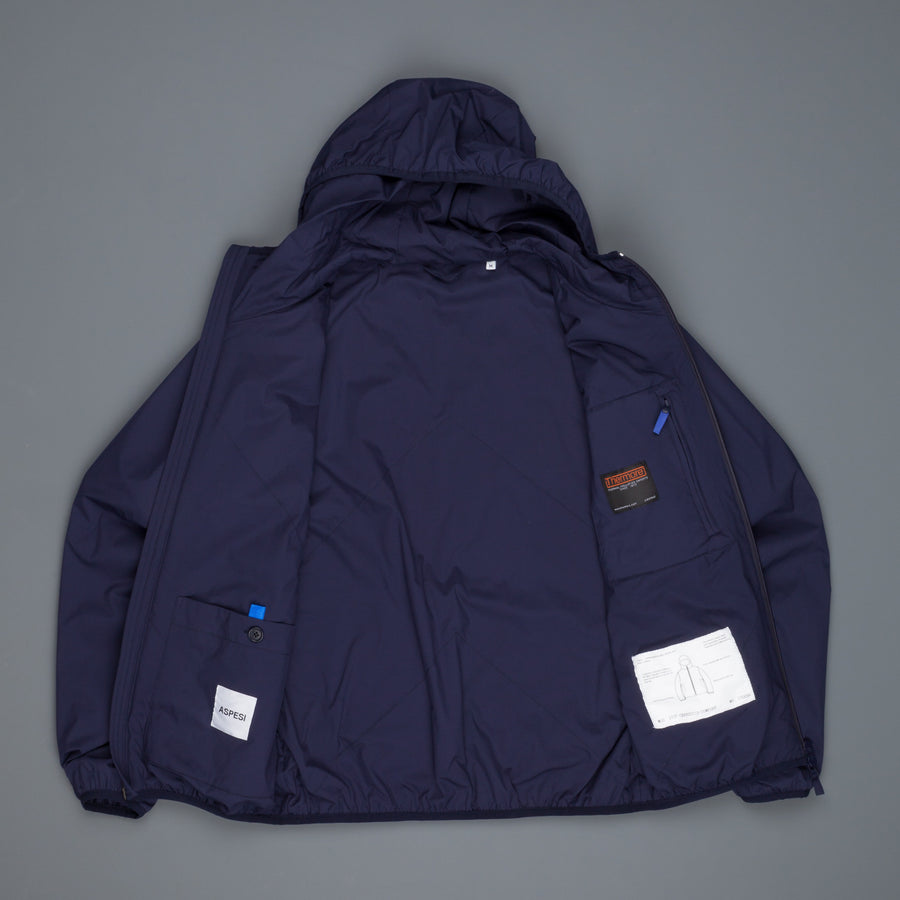 Aspesi i737 coat cappuccio comfort blue