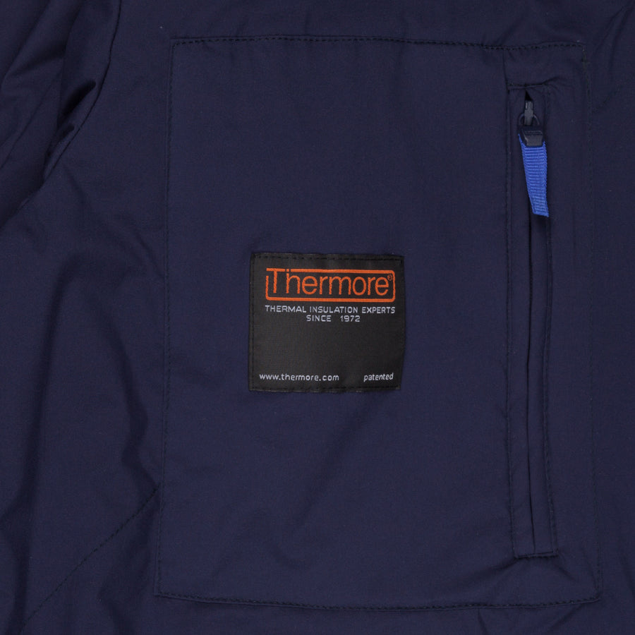 Aspesi i737 coat cappuccio comfort blue