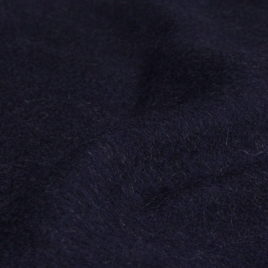 Alex Begg Arran scarf 100% cashmere Navy Charcoal