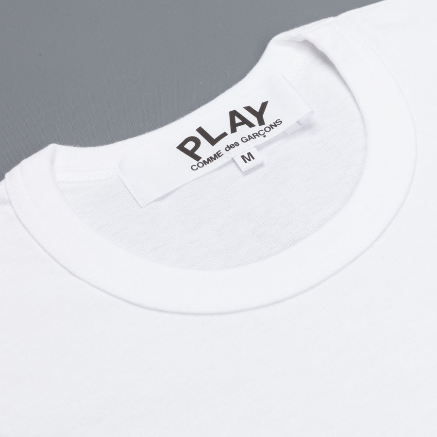 Play Comme des Garçons PLAY T-shirt Black heart White