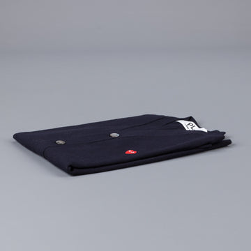 Comme des Garçons PLAY cotton cardigan red heart navy