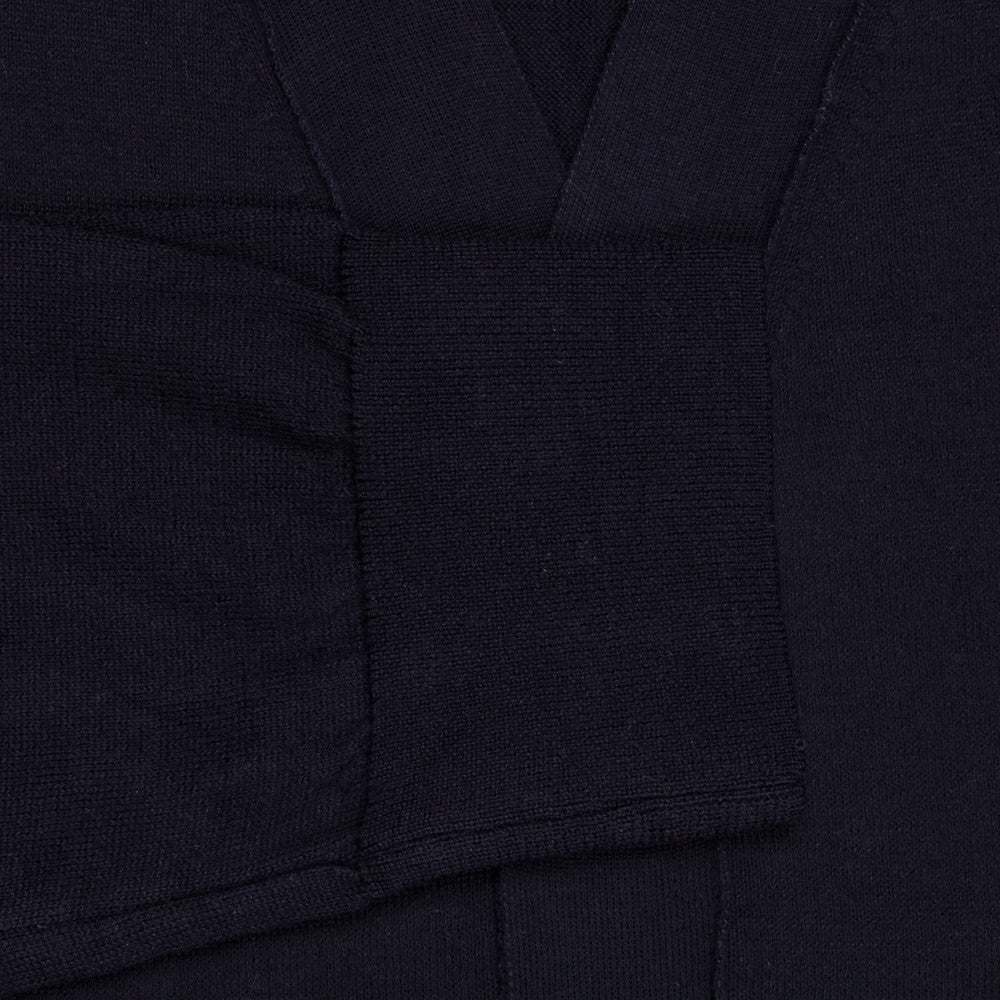 Comme des Garçons PLAY cotton cardigan red heart navy