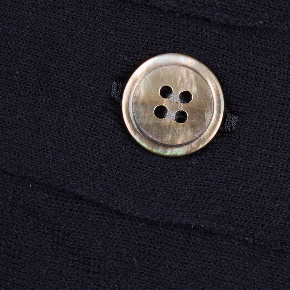 Comme des Garçons PLAY cotton cardigan red heart navy