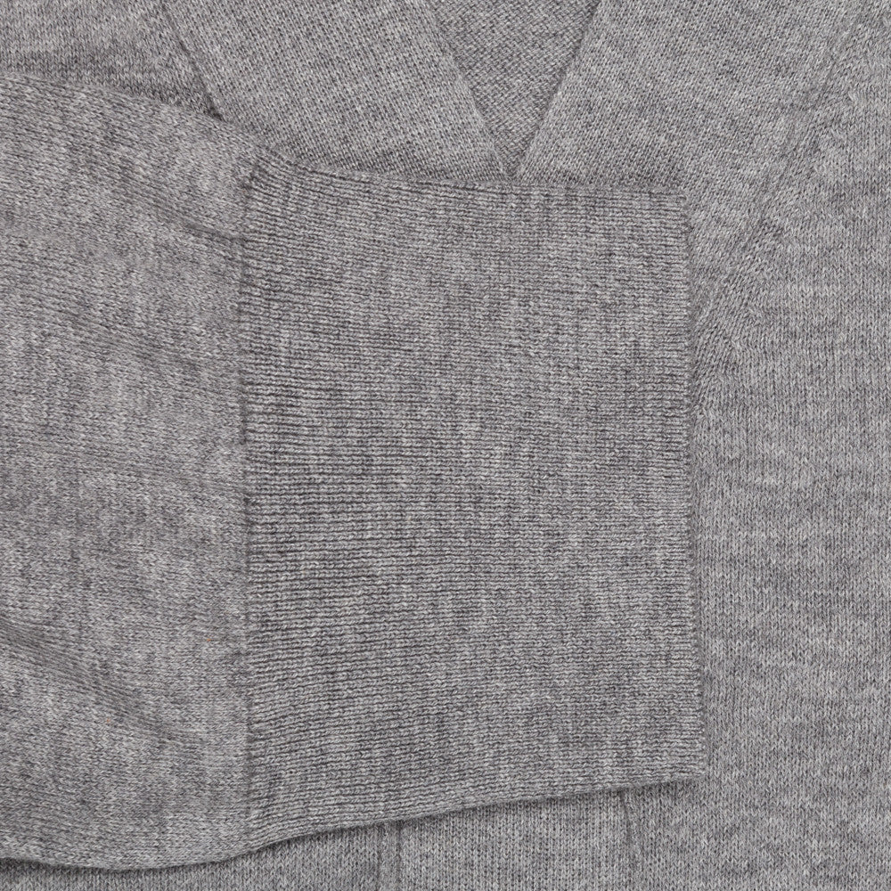 Comme des Garçons PLAY cotton cardigan red heart grey