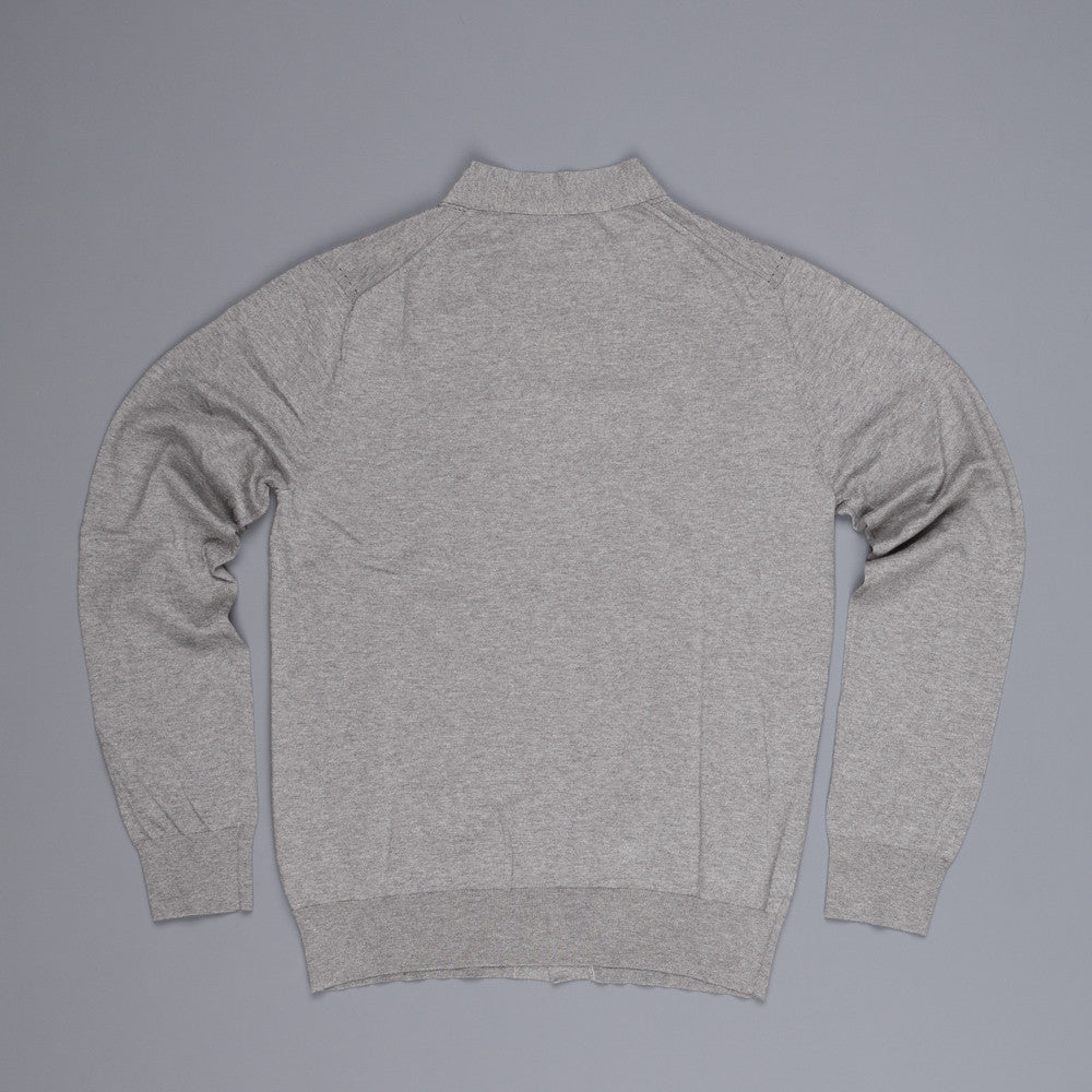 Comme des Garçons PLAY cotton cardigan red heart grey