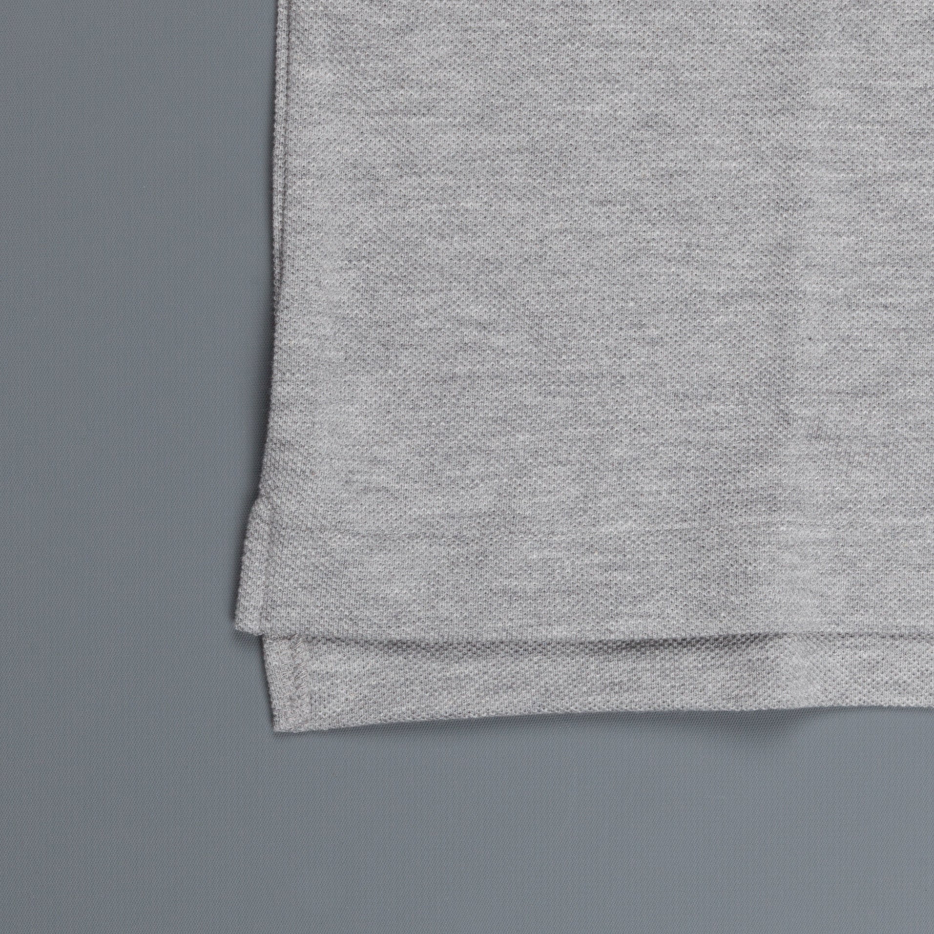 Comme des Garçons PLAY polo shirt long heart grey melange