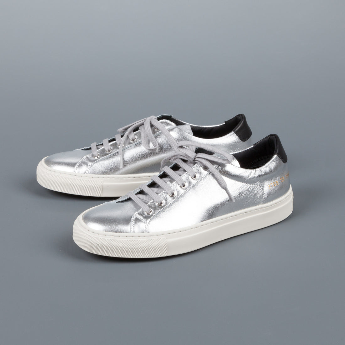 Common Projects Woman by Common Projects Achilles retro low Silver black