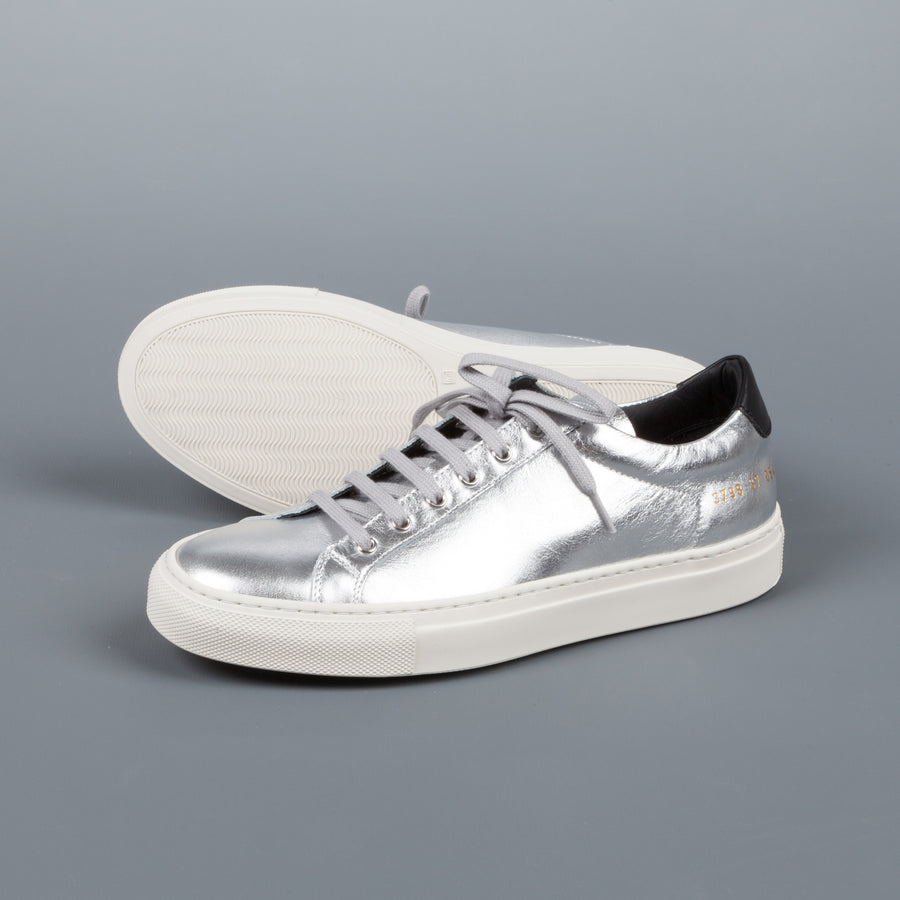 Common Projects Woman by Common Projects Achilles retro low Silver black