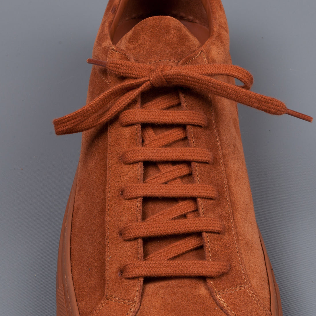 Common Projects Achilles low in suede Rust
