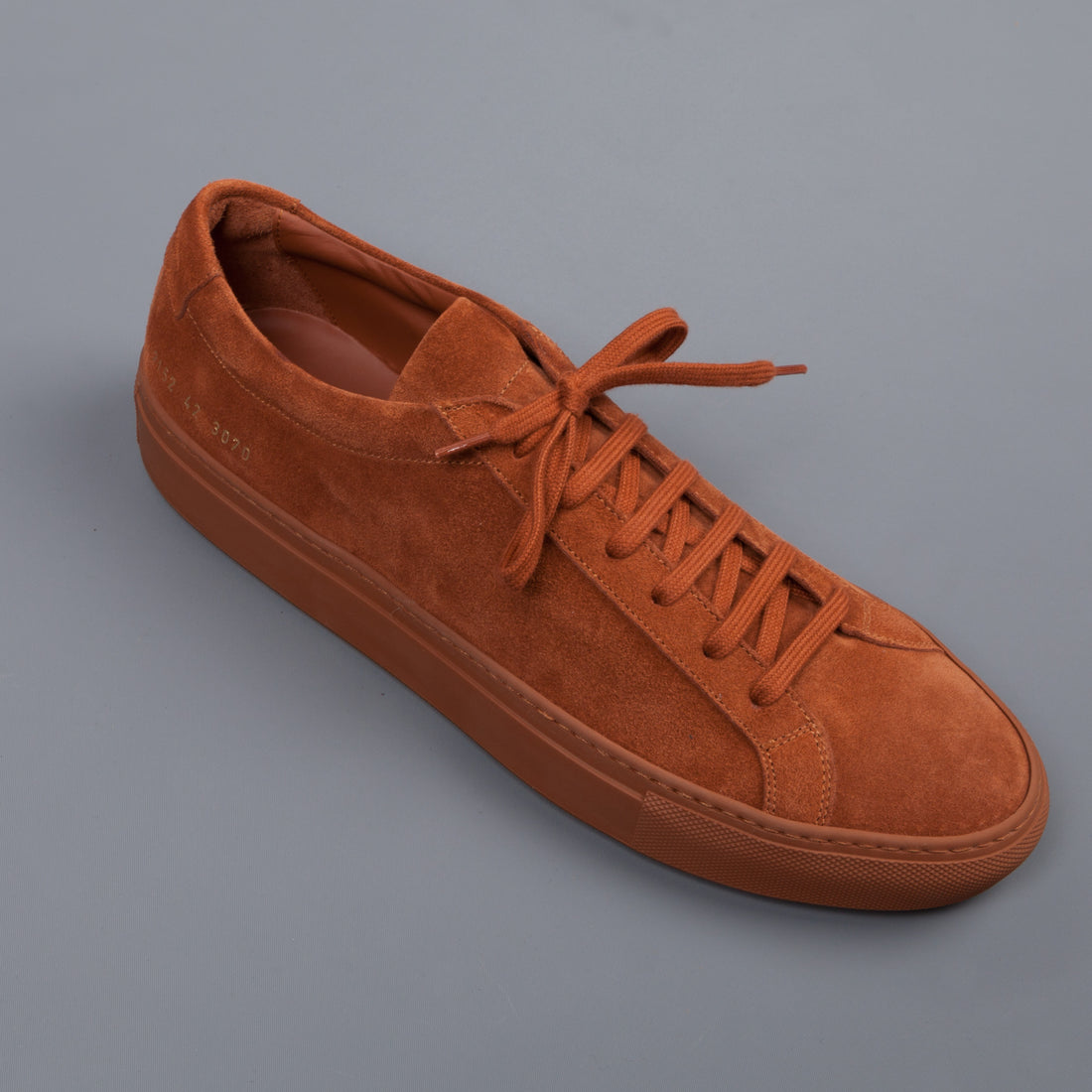 Common Projects Achilles low in suede Rust