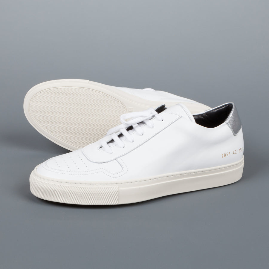 Common Projects  2051 BBall low retro 0509 white silver