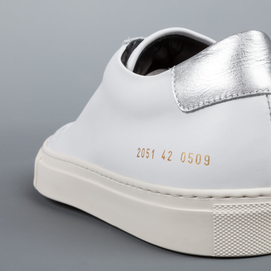 Common Projects  2051 BBall low retro 0509 white silver