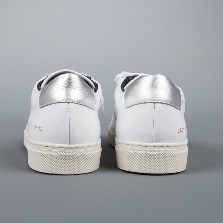 Common Projects  2051 BBall low retro 0509 white silver