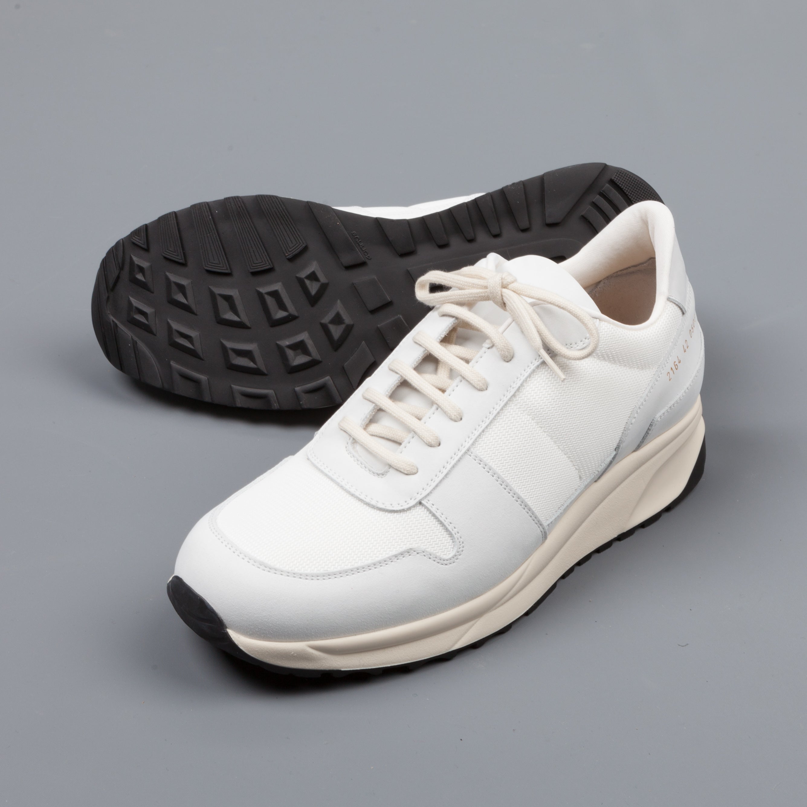 Common Projects Track Vintage White