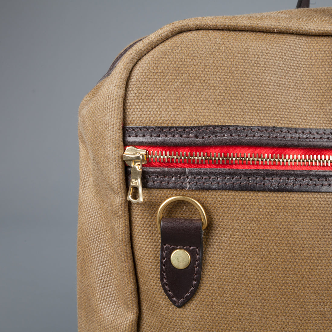 Croots Flight Bag waxed olive