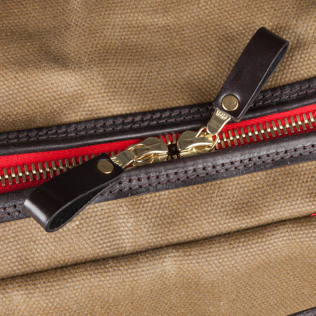Croots Flight Bag waxed olive