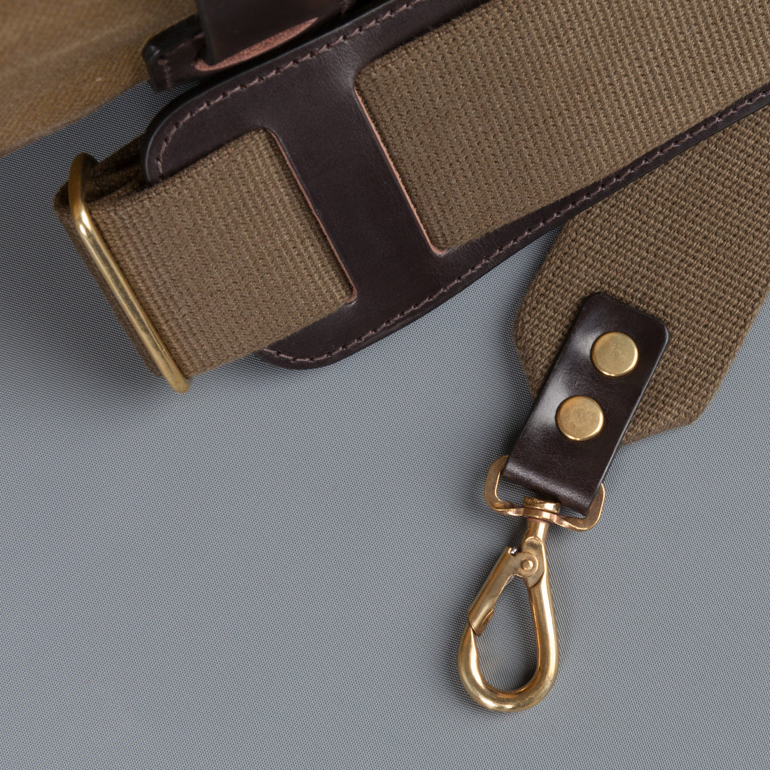 Croots Flight Bag waxed olive