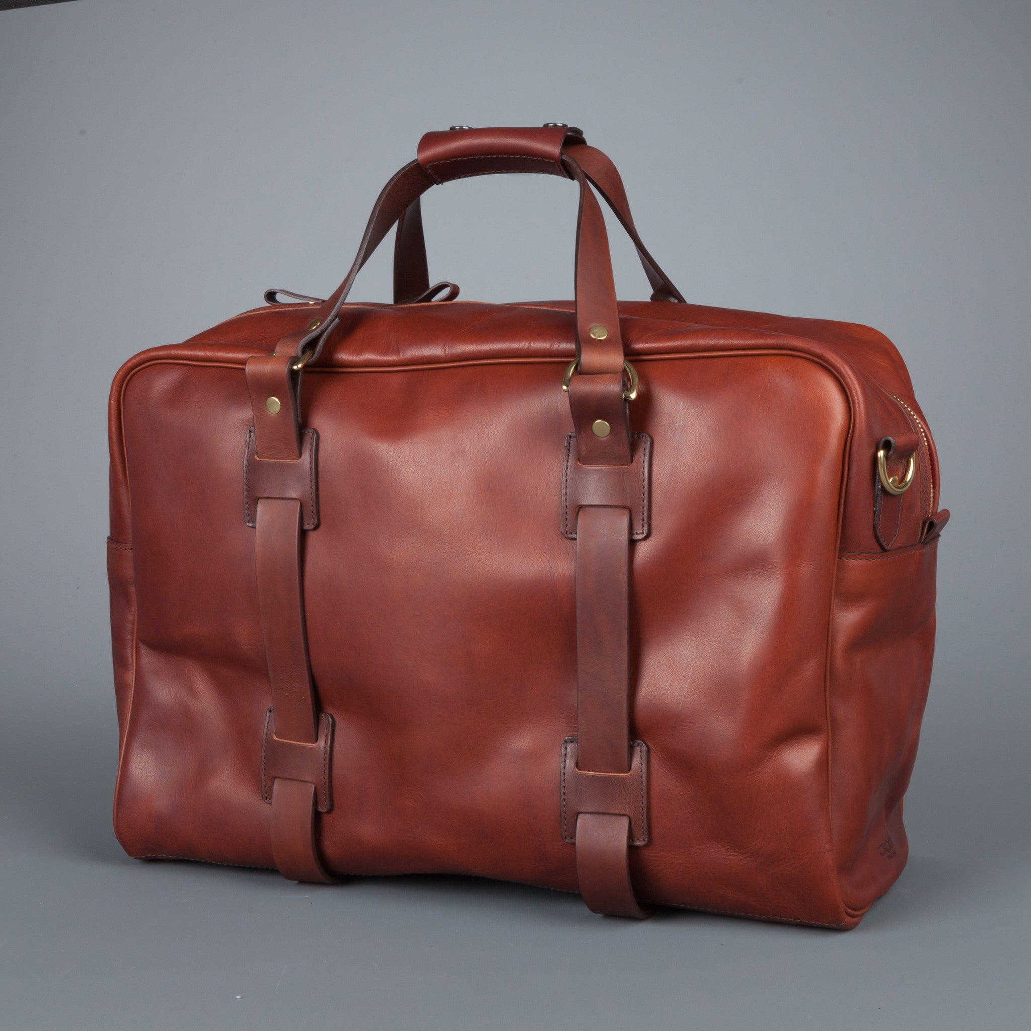 Croots Holdall Italian Calf leather Port