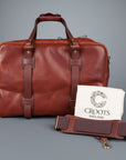 Croots Holdall Italian Calf leather Port