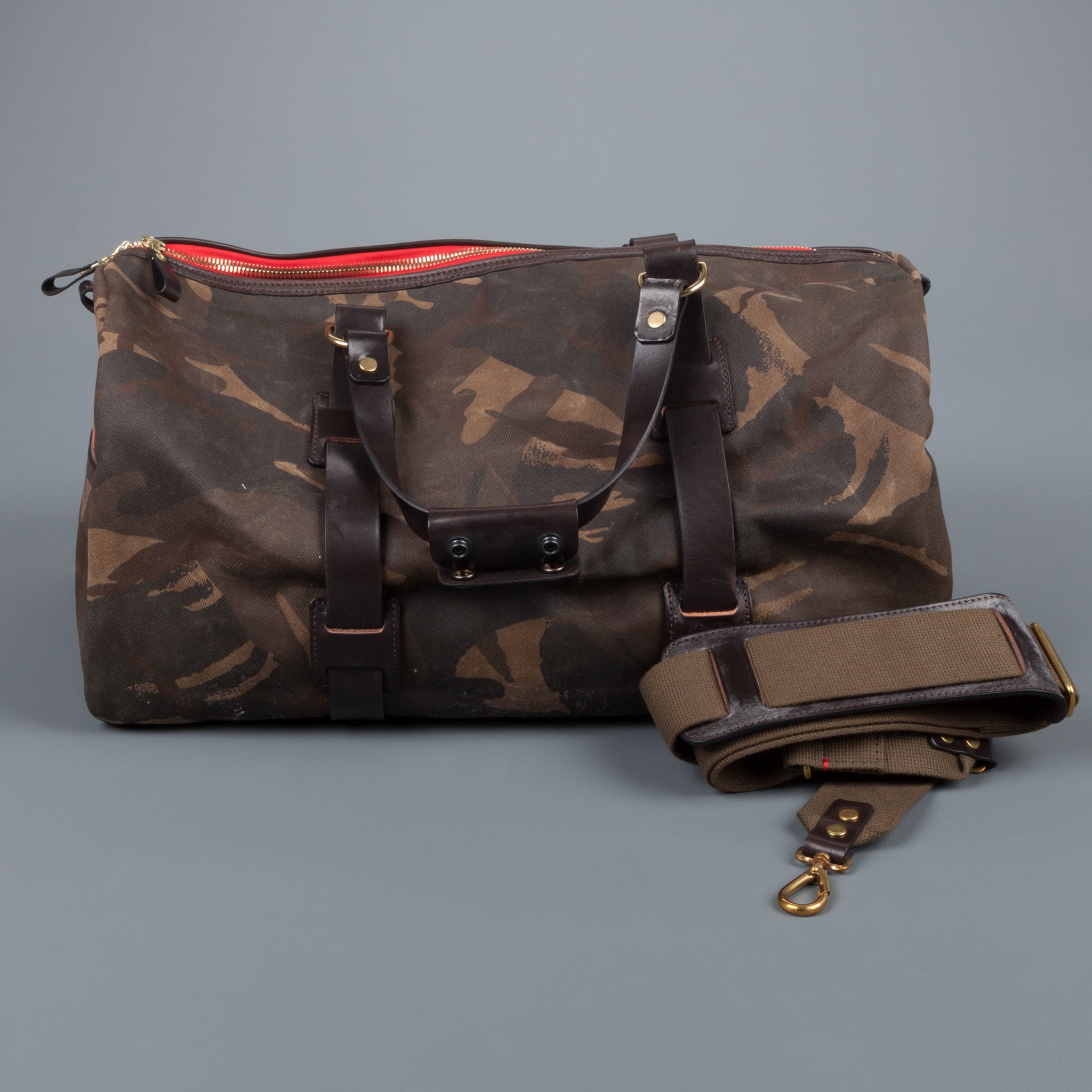Croots Waxed Camo Duffle Holdall