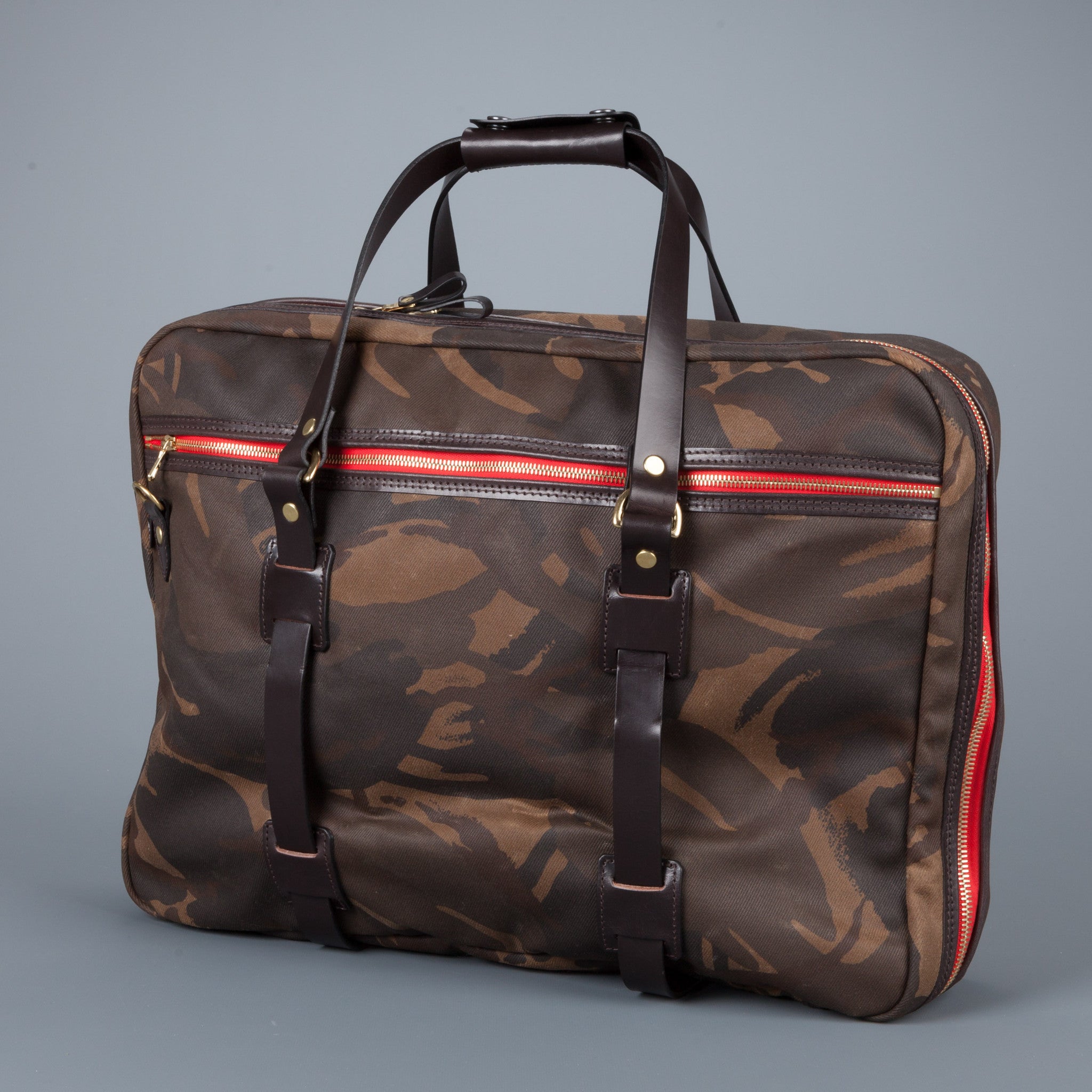 Croots Flight Bag waxed camo