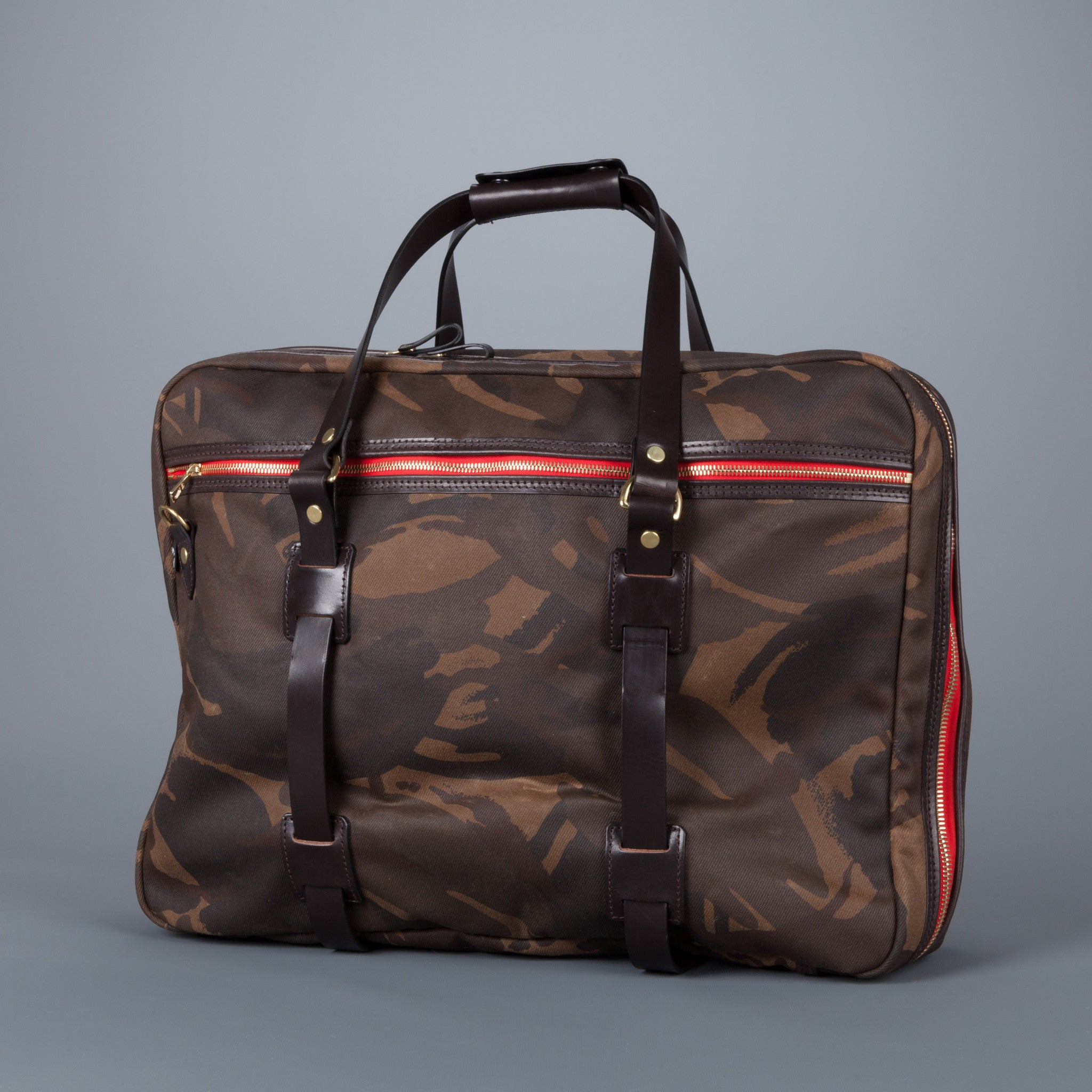 Croots Flight Bag waxed camo