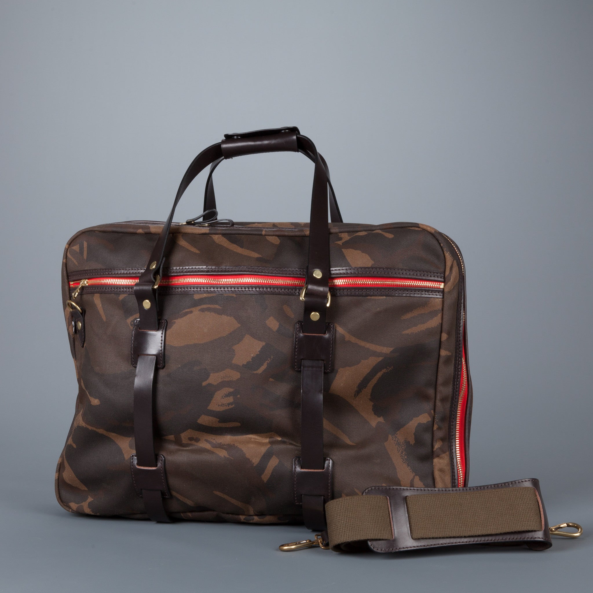 Croots Flight Bag waxed camo