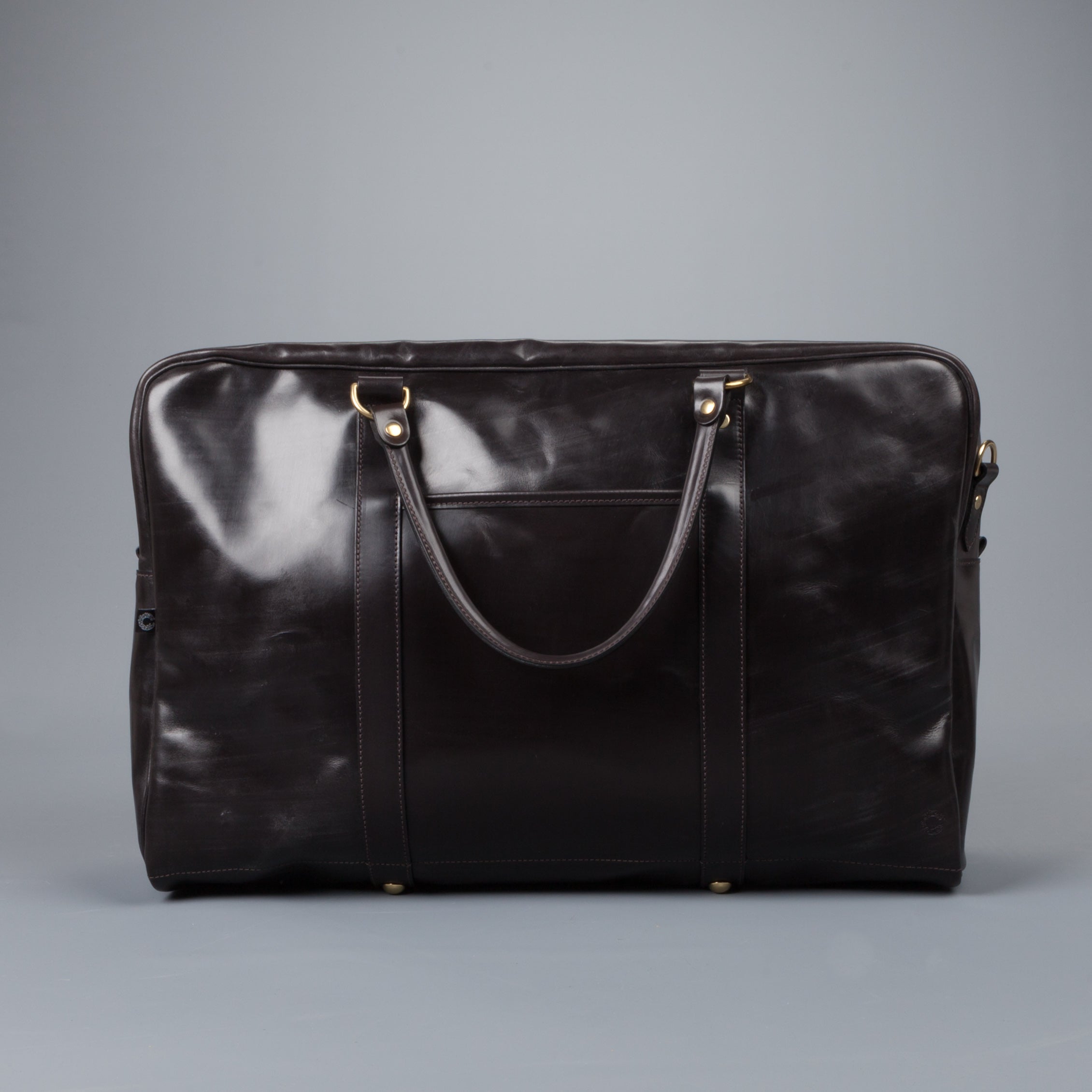 Croots Bridle Leather Holdall Dark Havana - Medium