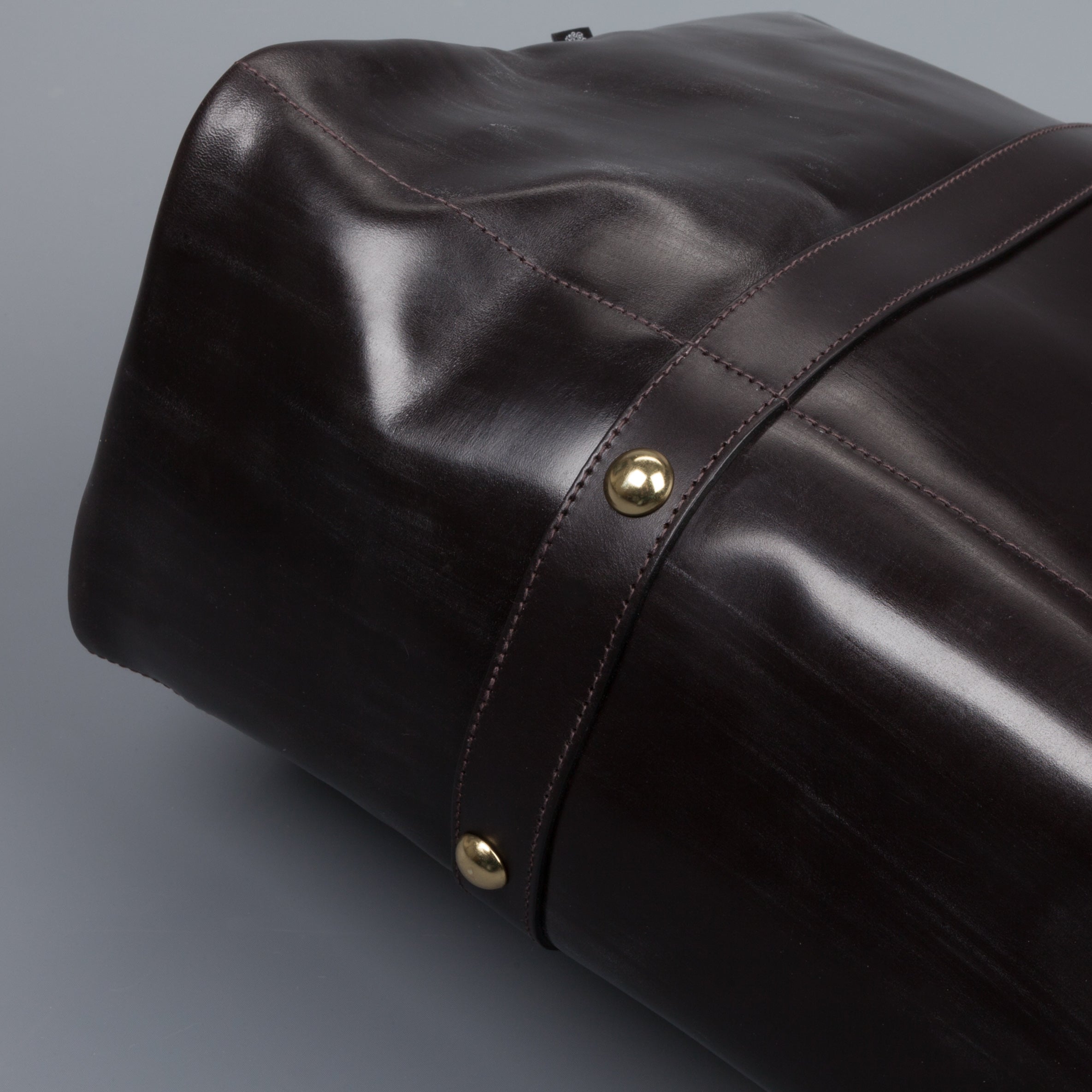 Croots Bridle Leather Holdall Dark Havana - Medium