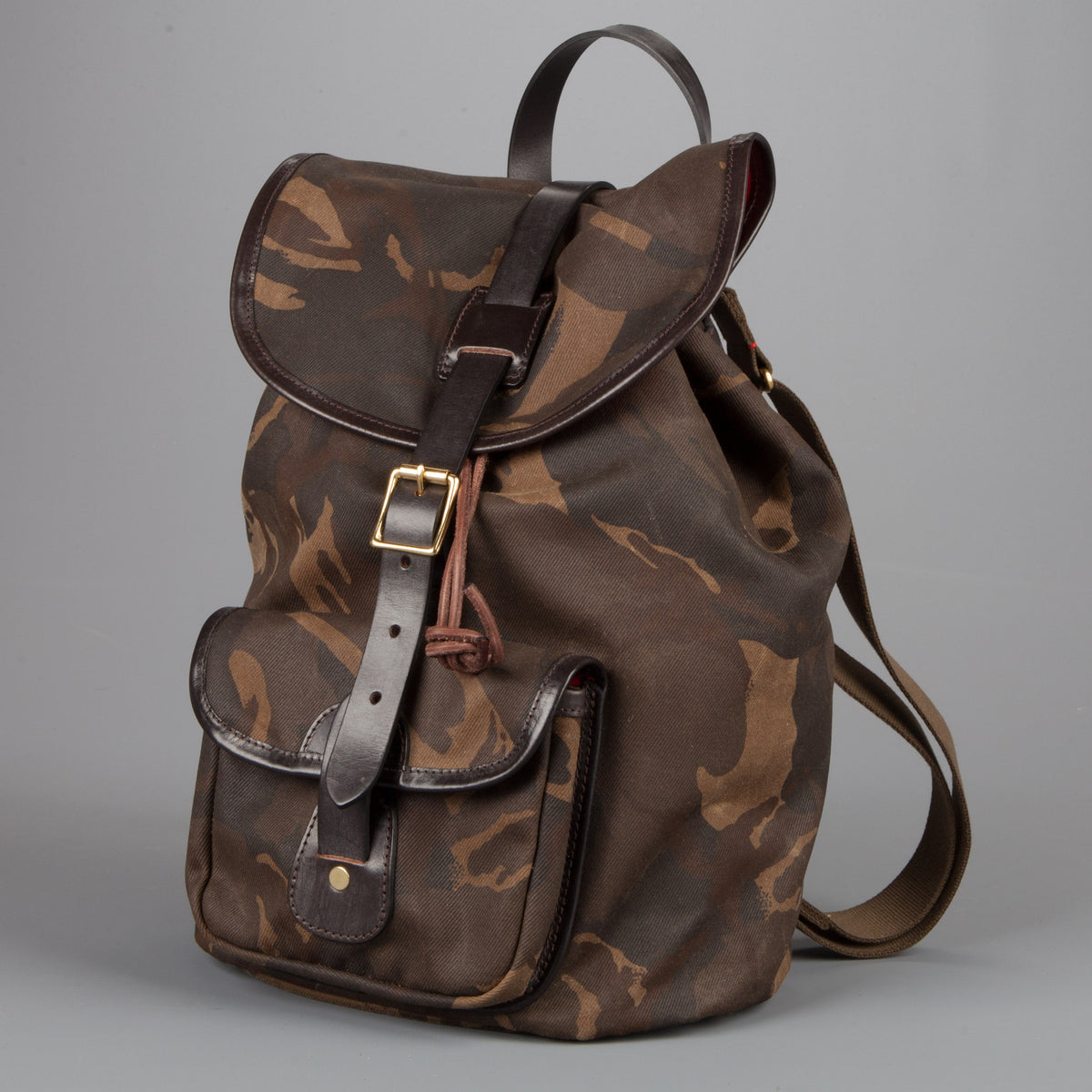 Croots Drawstring rucksack Waxed Camouflage – Frans Boone Store