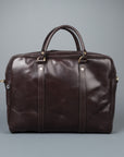 Croots Bridle Leather Dark Havana Laptop Bag