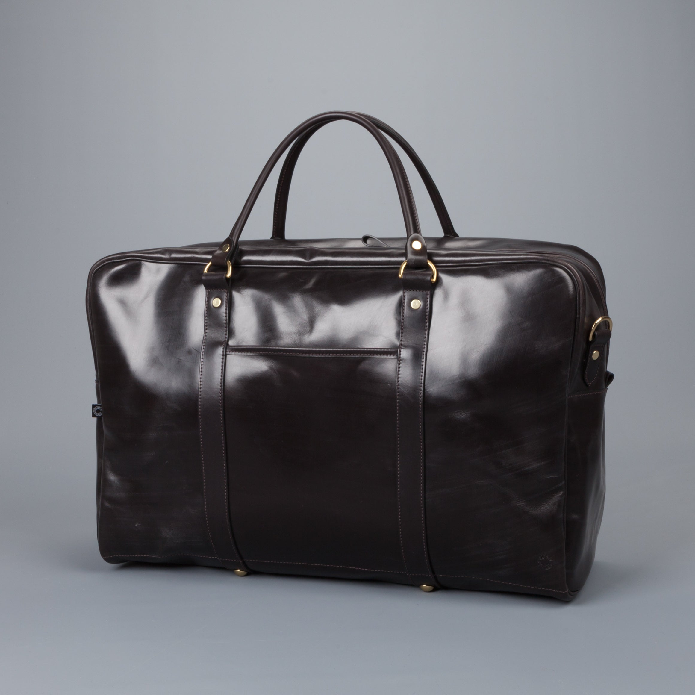 Croots Bridle Leather Holdall Dark Havana - Large