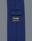 Drakes Cashmere tie, untipped Royal Blue