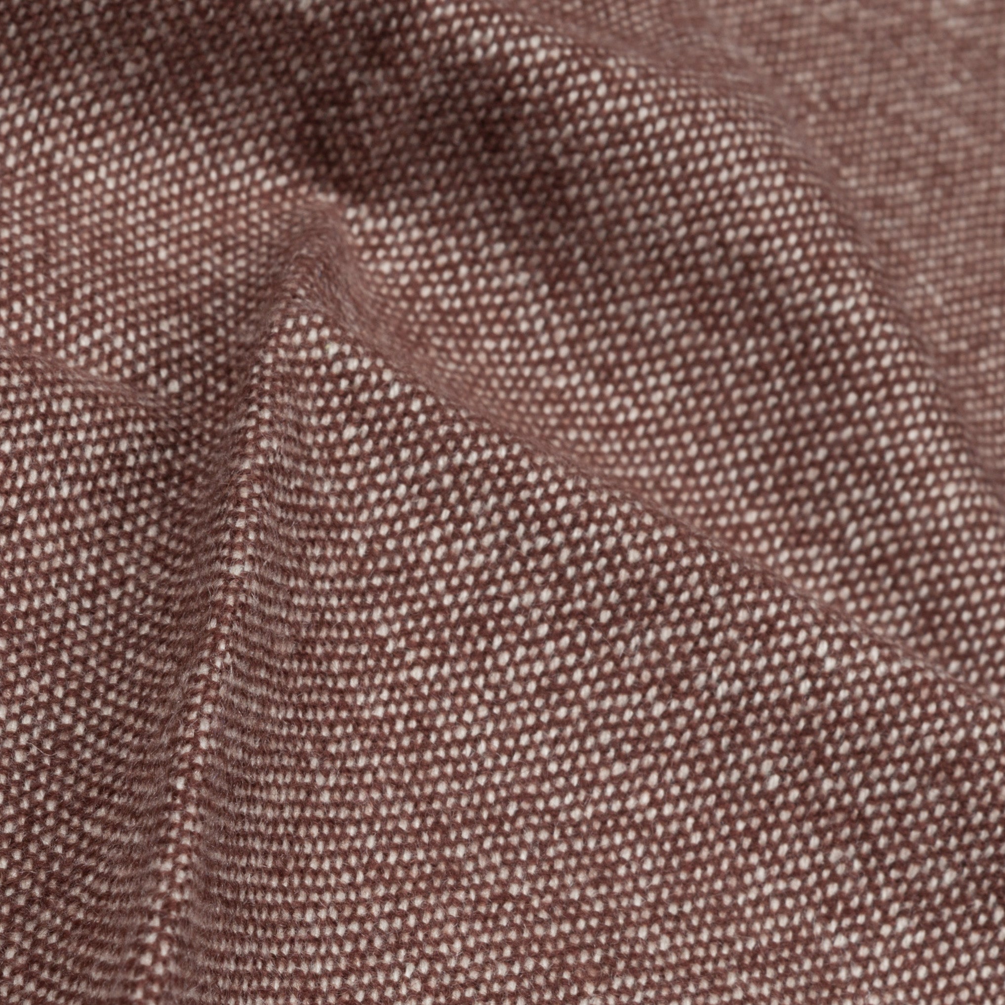 Drake&#39;s Cashmere Tie untipped &amp; Pocket Square Match brown melange
