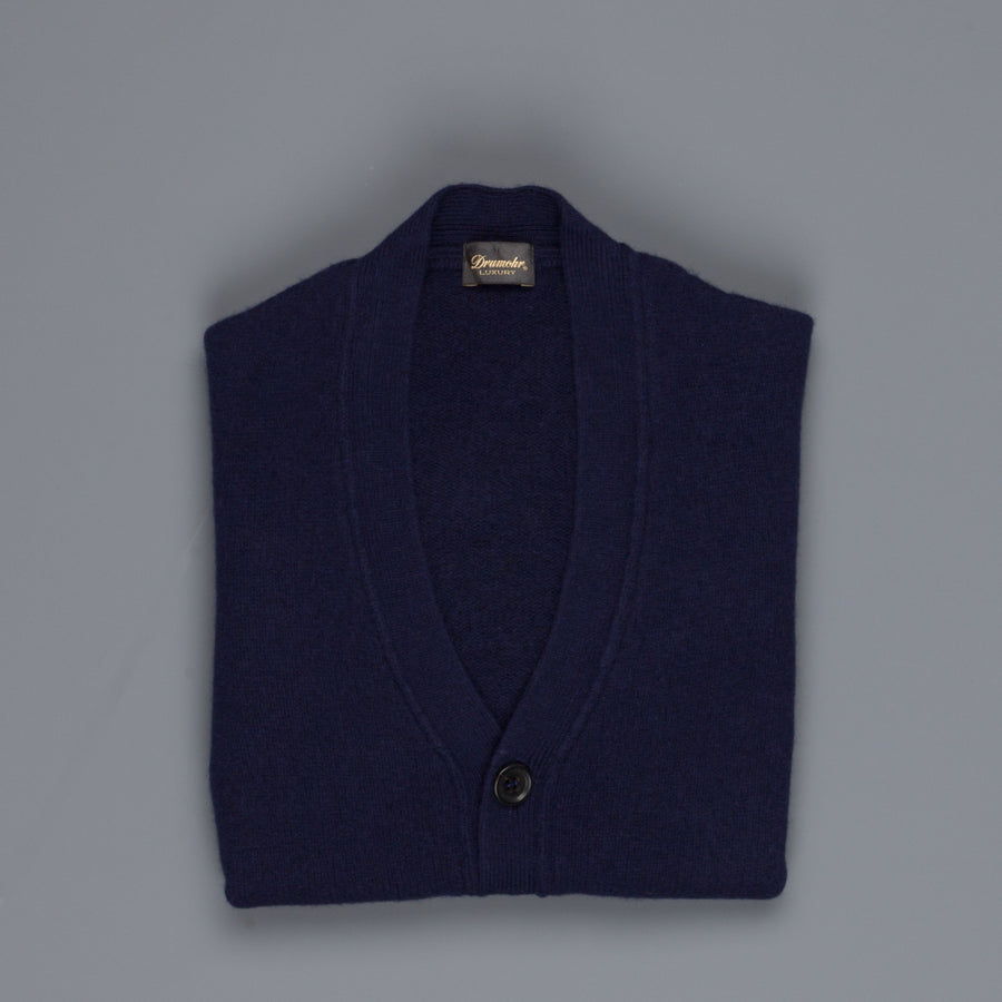 Drumohr Cashmere Cardigan blue notte
