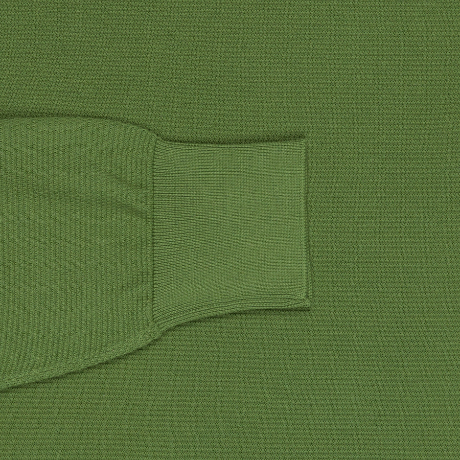Drumohr Cotton Crew Neck Olive