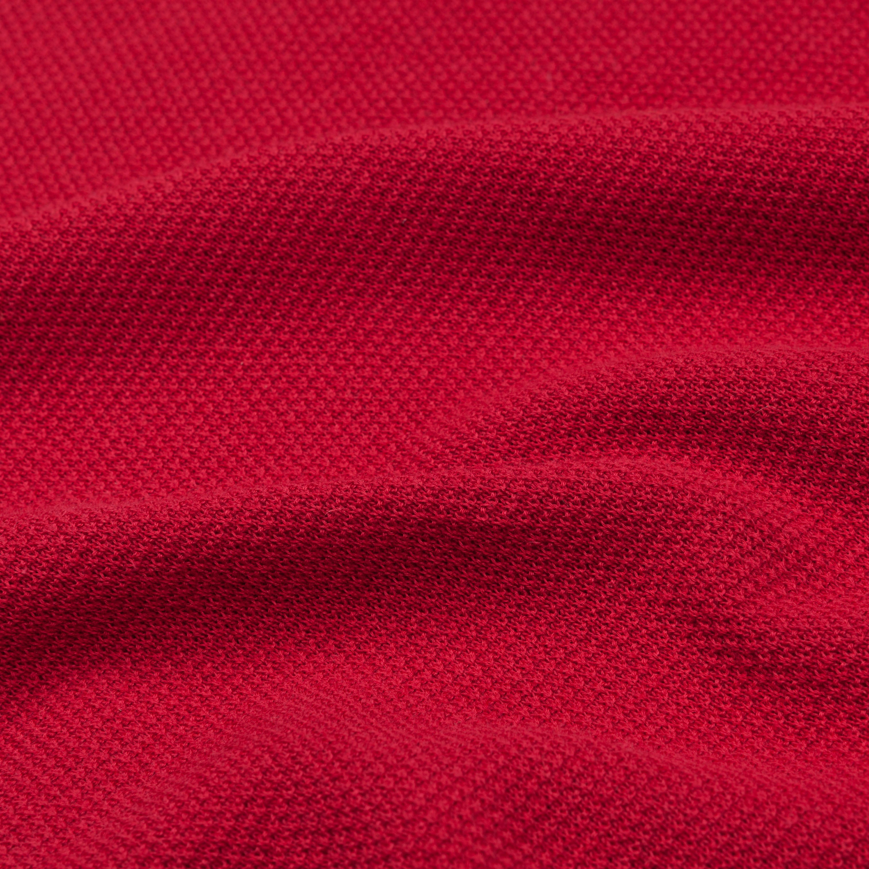 Drumohr Cotton Crew Neck Rosso