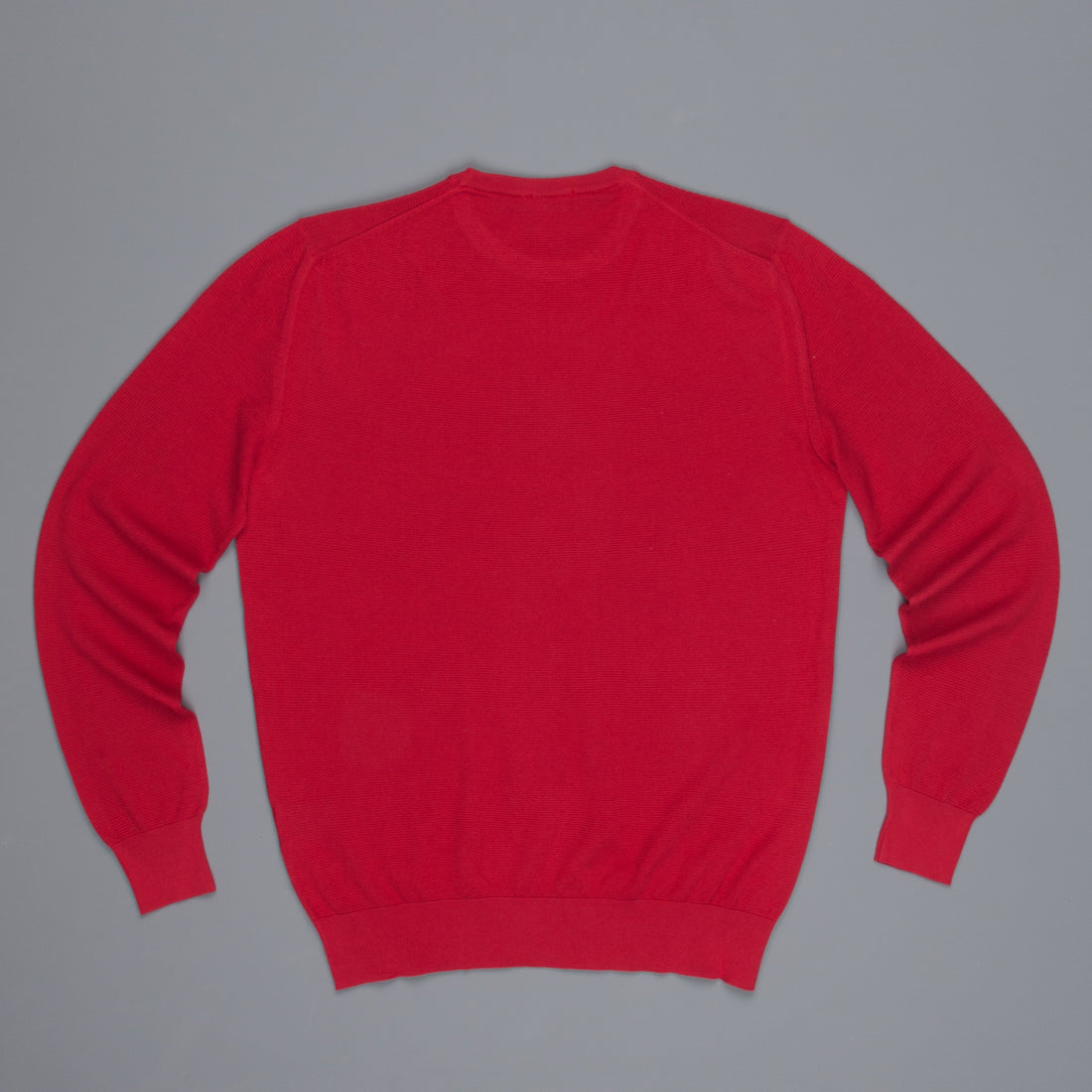 Drumohr Cotton Crew Neck Rosso