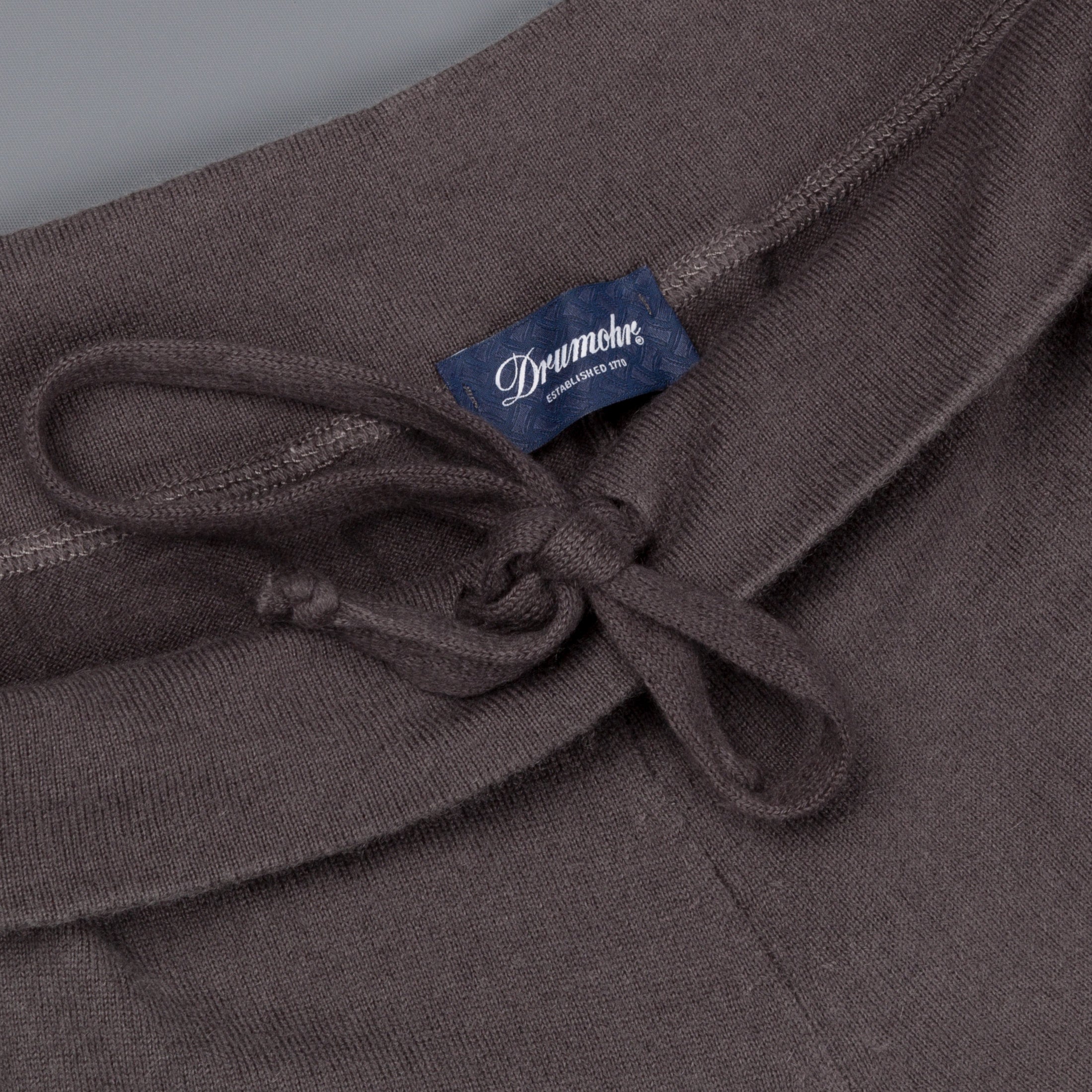 Drumohr Cashmere Sweatpants Frost Grey